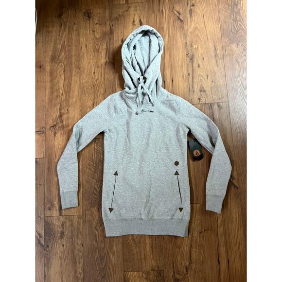 NWT Volcom Women's Tower Hoodie Pullover Fleece Size Small - Picture 1 of 8